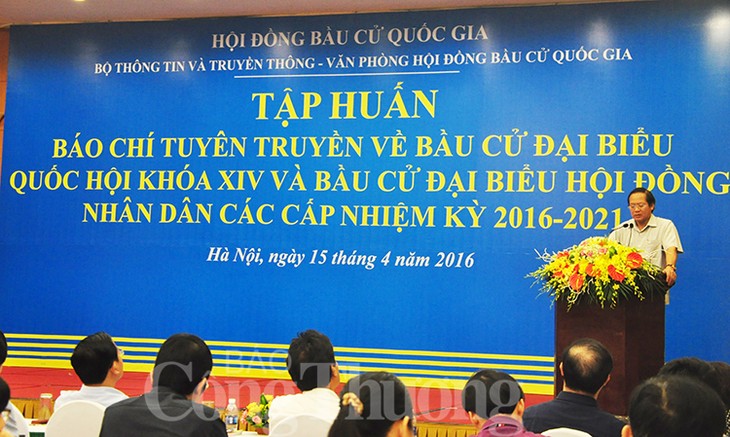 Communication training for National Assembly elections - ảnh 1